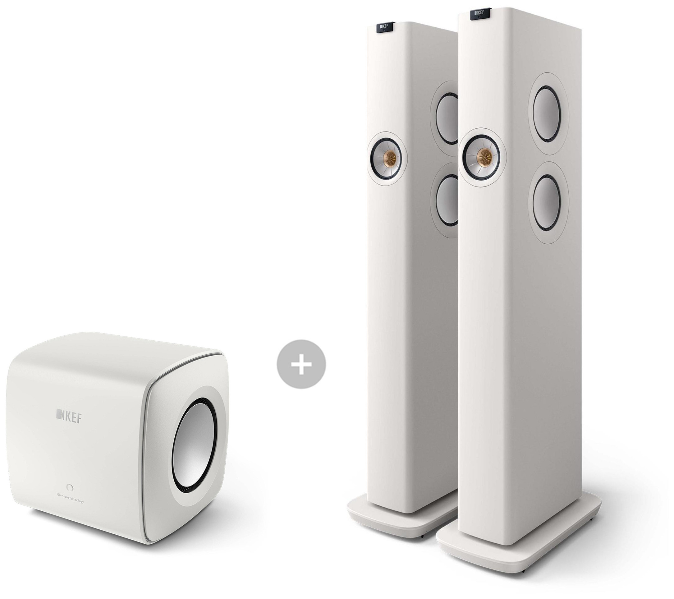 Auditorium KEF LS60 Wireless + KC62 Lautsprecher/Subwoofer-Kombi 206796 - 1