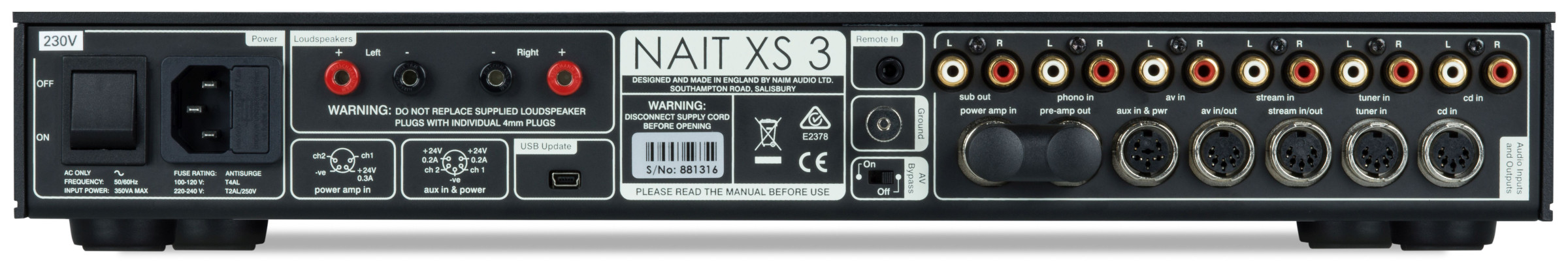Auditorium Naim Nait XS 3 Vollverstärker  286497 - 2