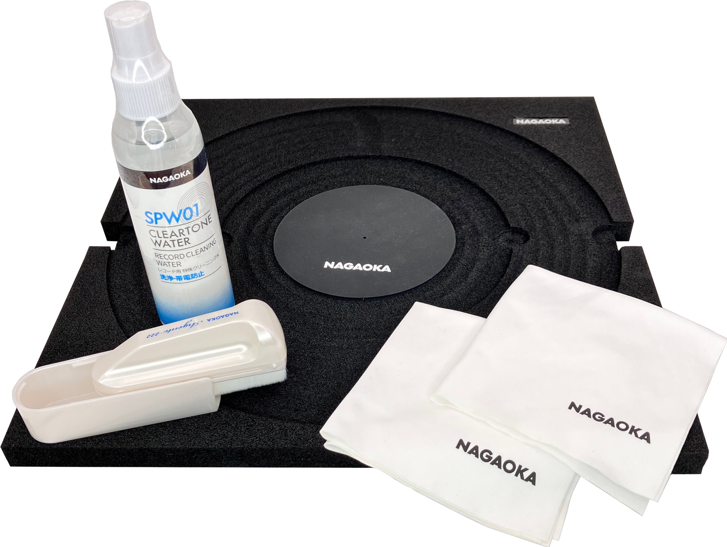 Auditorium Auditorium Auftakt Schiefer Vinyl Bundle mit Nagaoka Vinyl Care Set 212933 - 5