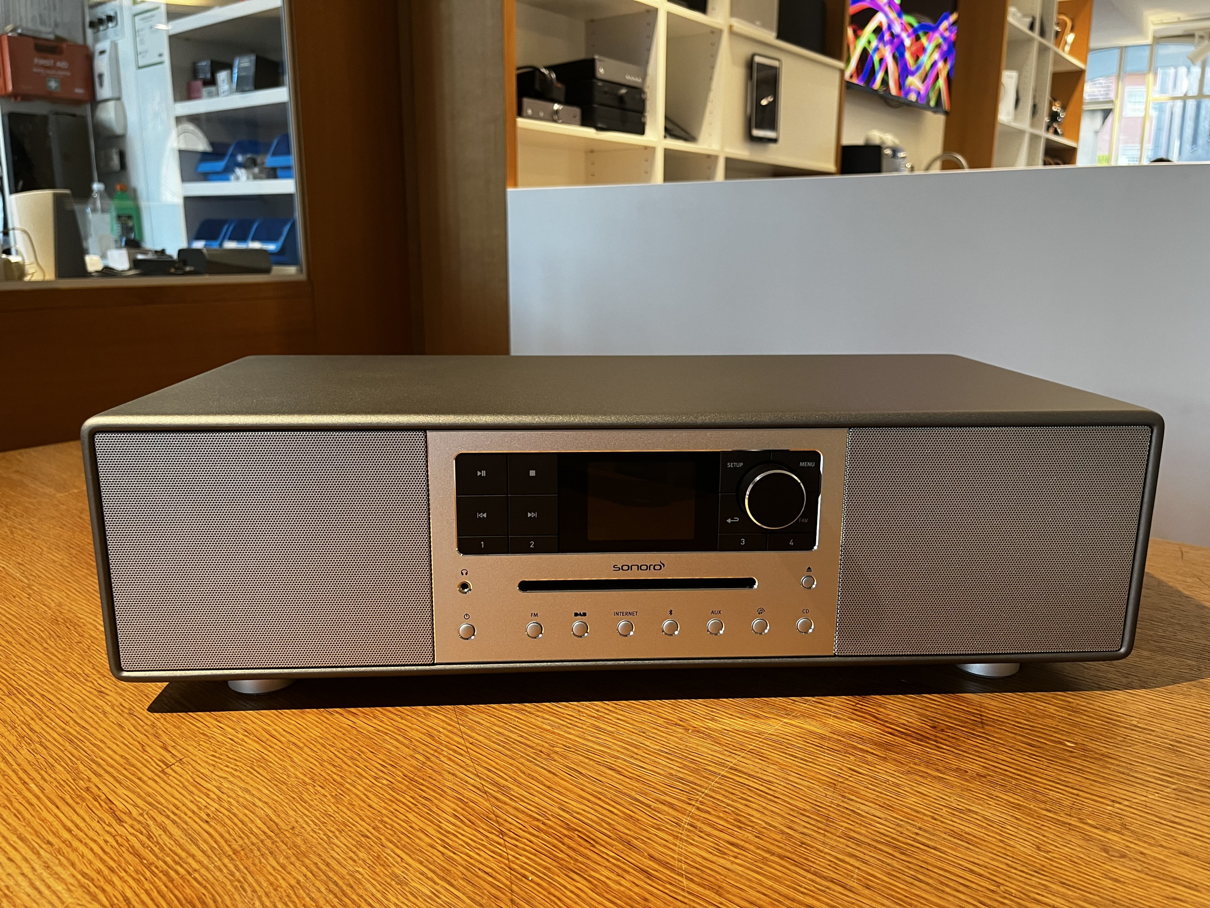 Auditorium Sonoro Meisterstück Graphit matt Musiksystem Demogerät 293250 - 1