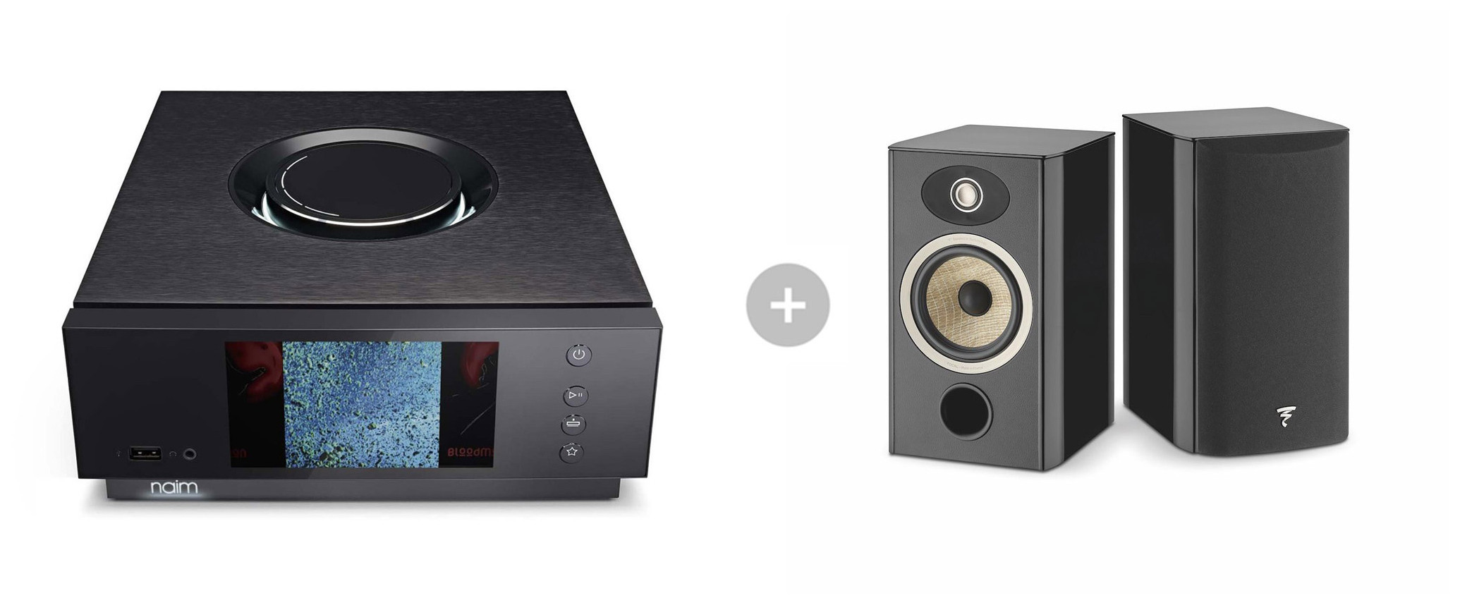 Auditorium Naim Uniti Atom Set mit Focal Aria EVO X No. 1 207422 - 1