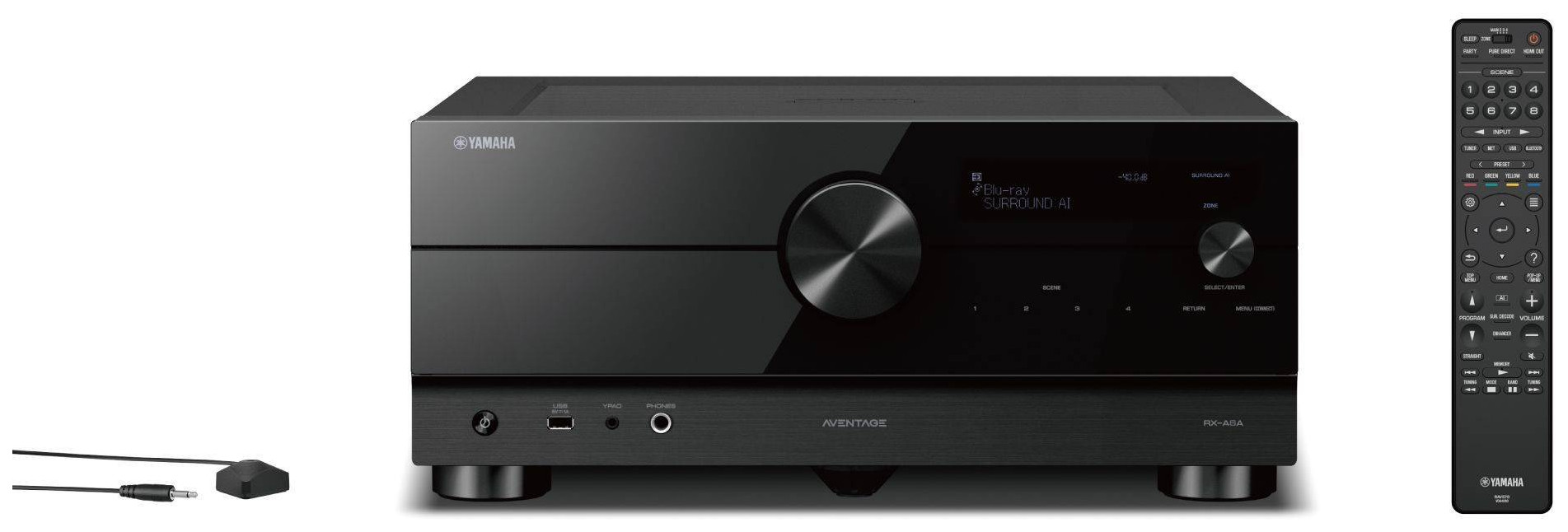 Auditorium Yamaha RX-A 6A Aventage 9.2 Receiver schwarz 289357 - 3