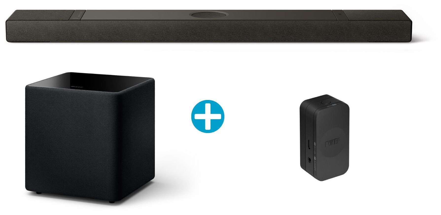 Auditorium KEF XIO Soundbar + Kube 10 Subwoofer 215115 - 1