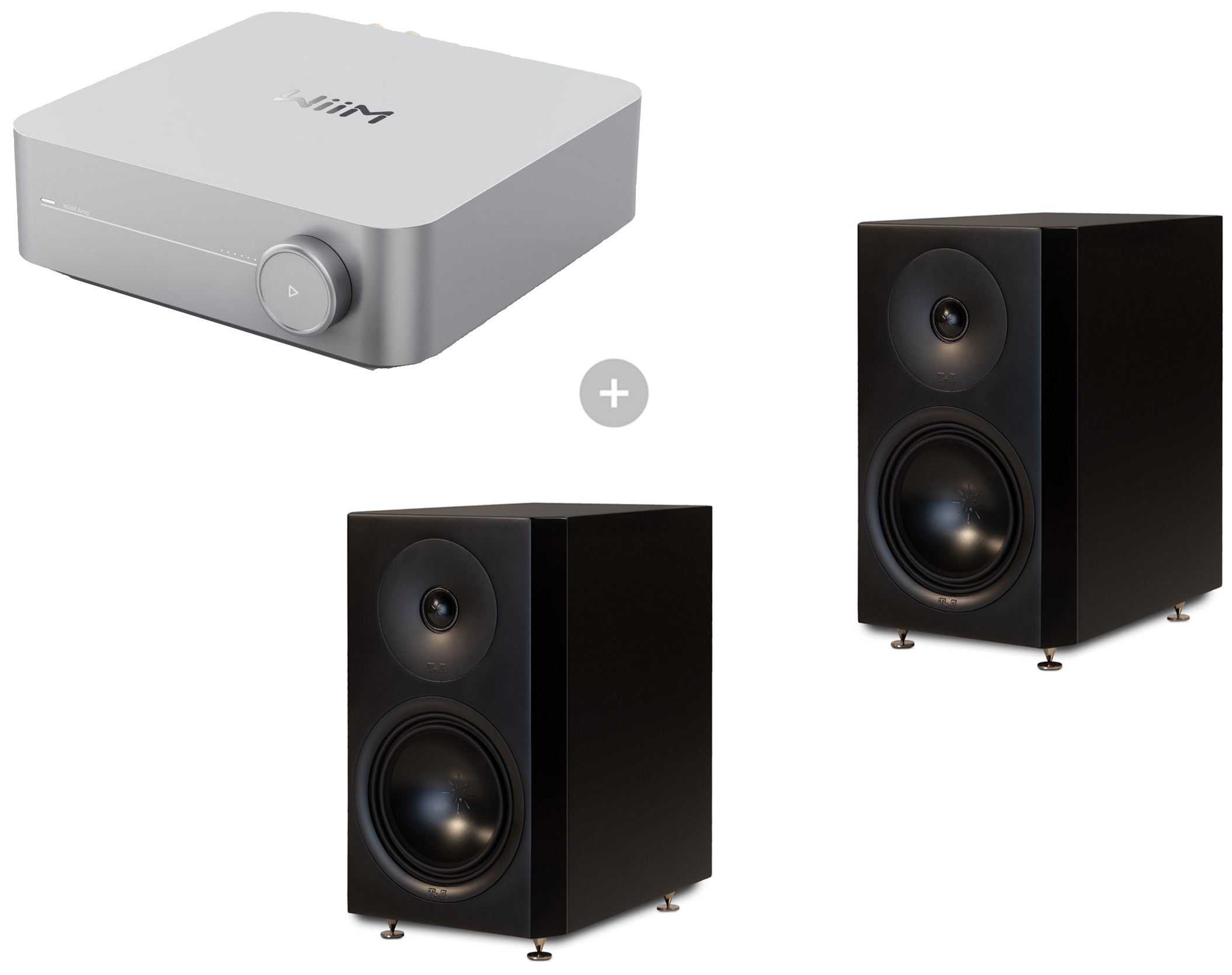 Auditorium T+A Pulsar R21 Regallautsprecher Set mit Wiim AMP 203835 - 1