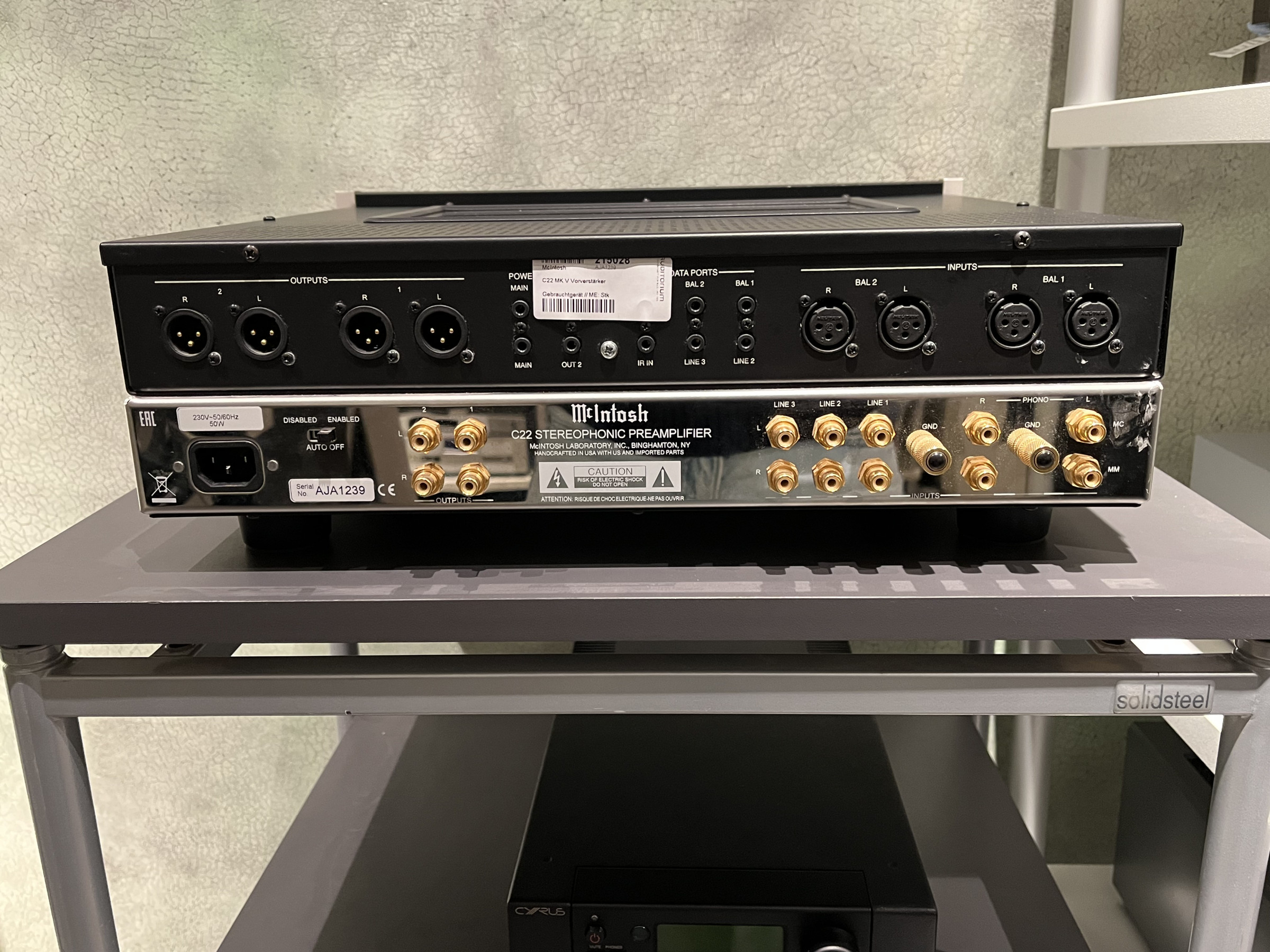 Auditorium McIntosh C22 MK V Vorverstärker  215028 - 3