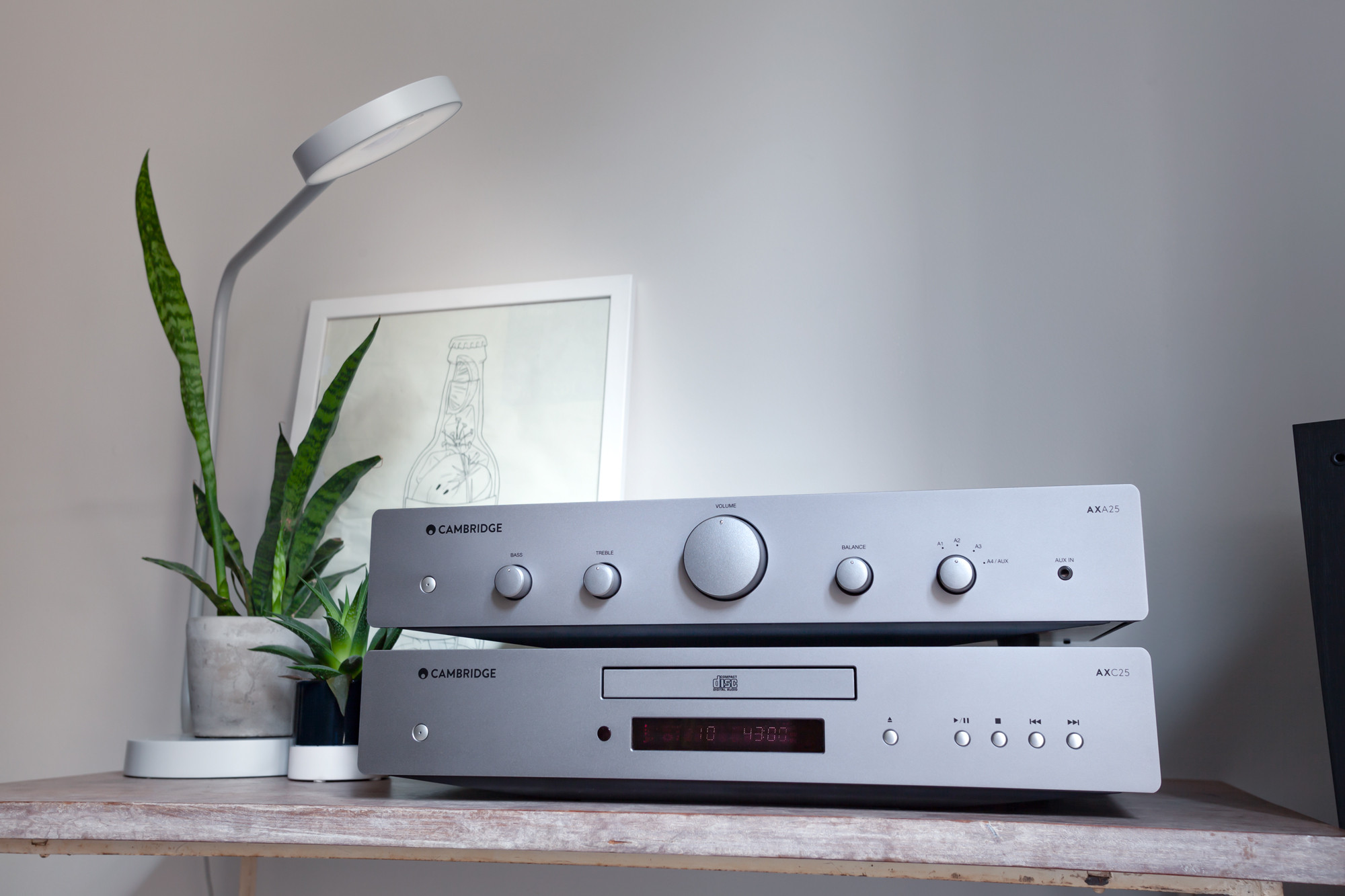 Auditorium Cambridge Audio AXA25 Entry Level 25 Watt Verstärker Luna Grey 286356 - 4