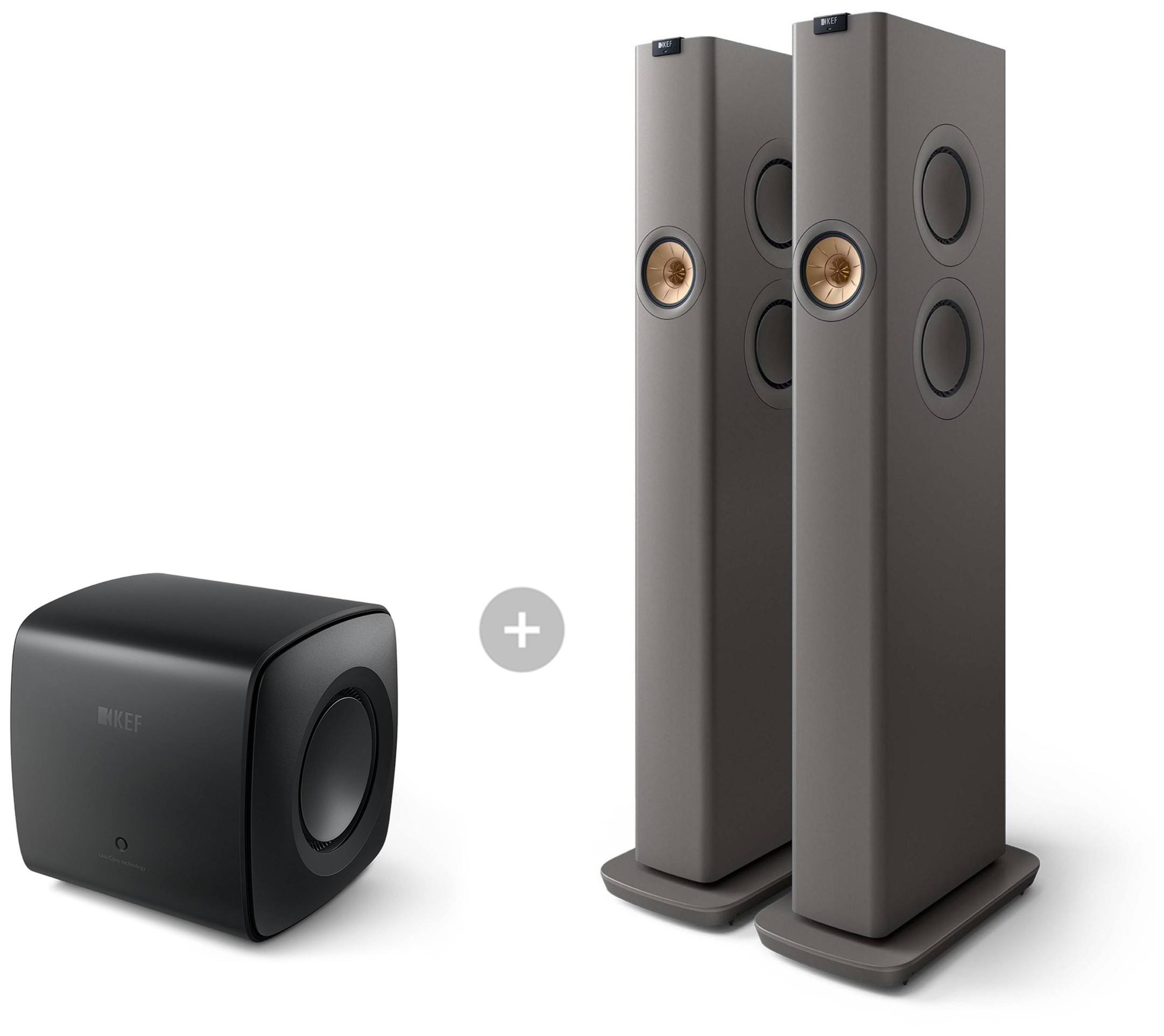 Auditorium KEF LS60 Wireless + KC62 Lautsprecher/Subwoofer-Kombi 206800 - 1