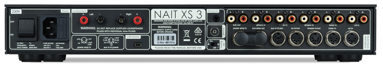 Auditorium Naim Nait XS 3 Vollverstärker White LED 208430 - 3