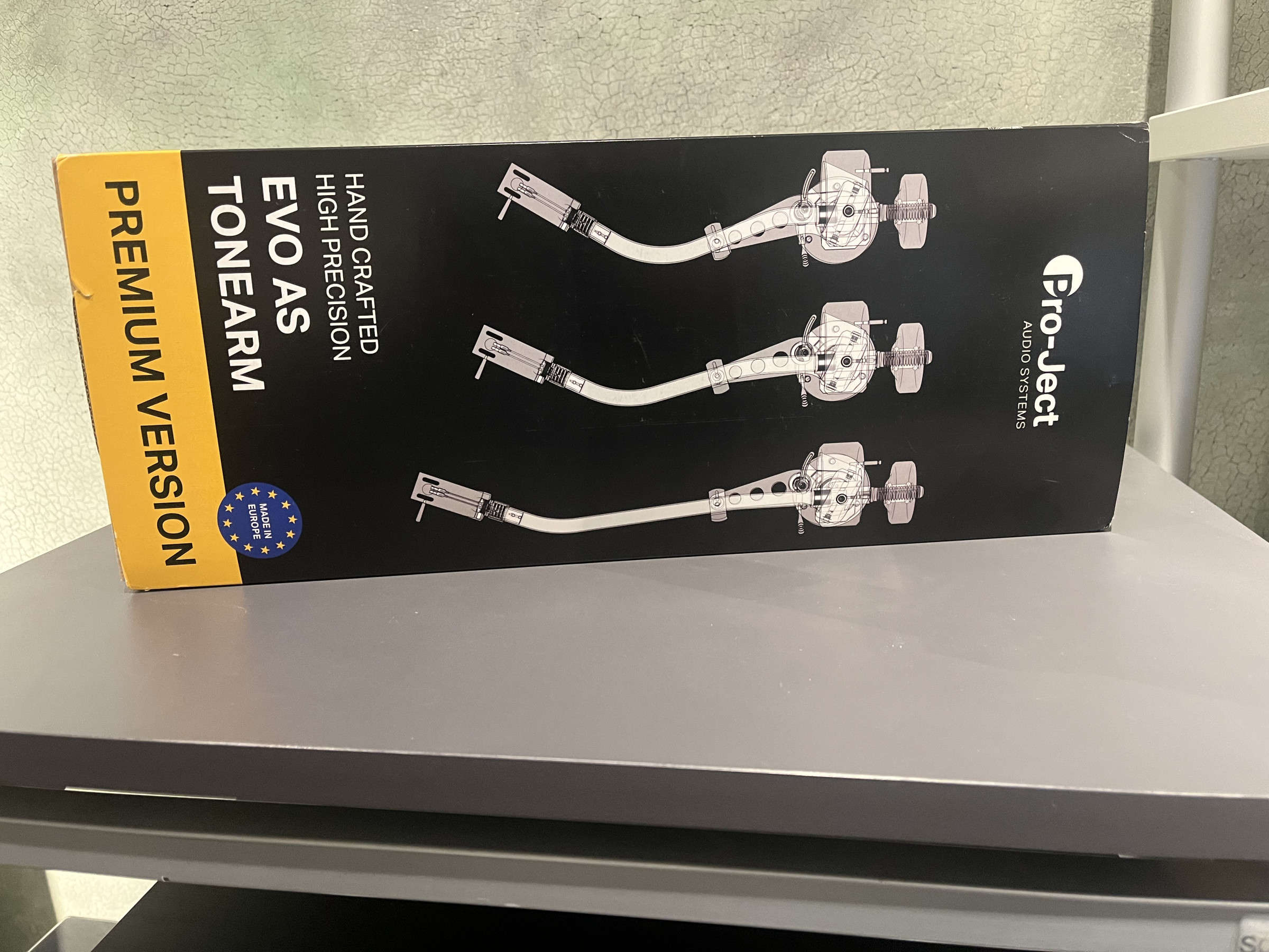 Auditorium Pro-Ject Evo CC Tonarm gerade 9 Zoll schwarz 214682 - 2