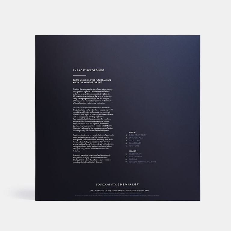 Auditorium Devialet Lost Recordings Dave Brubeck Quartet 282597 - 3