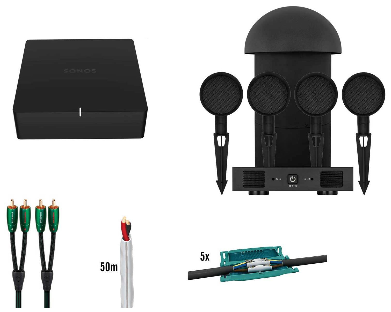 Auditorium Sonos Outdoor-Soundpaket PORT Streaming+Patio 4.1 291531 - 1