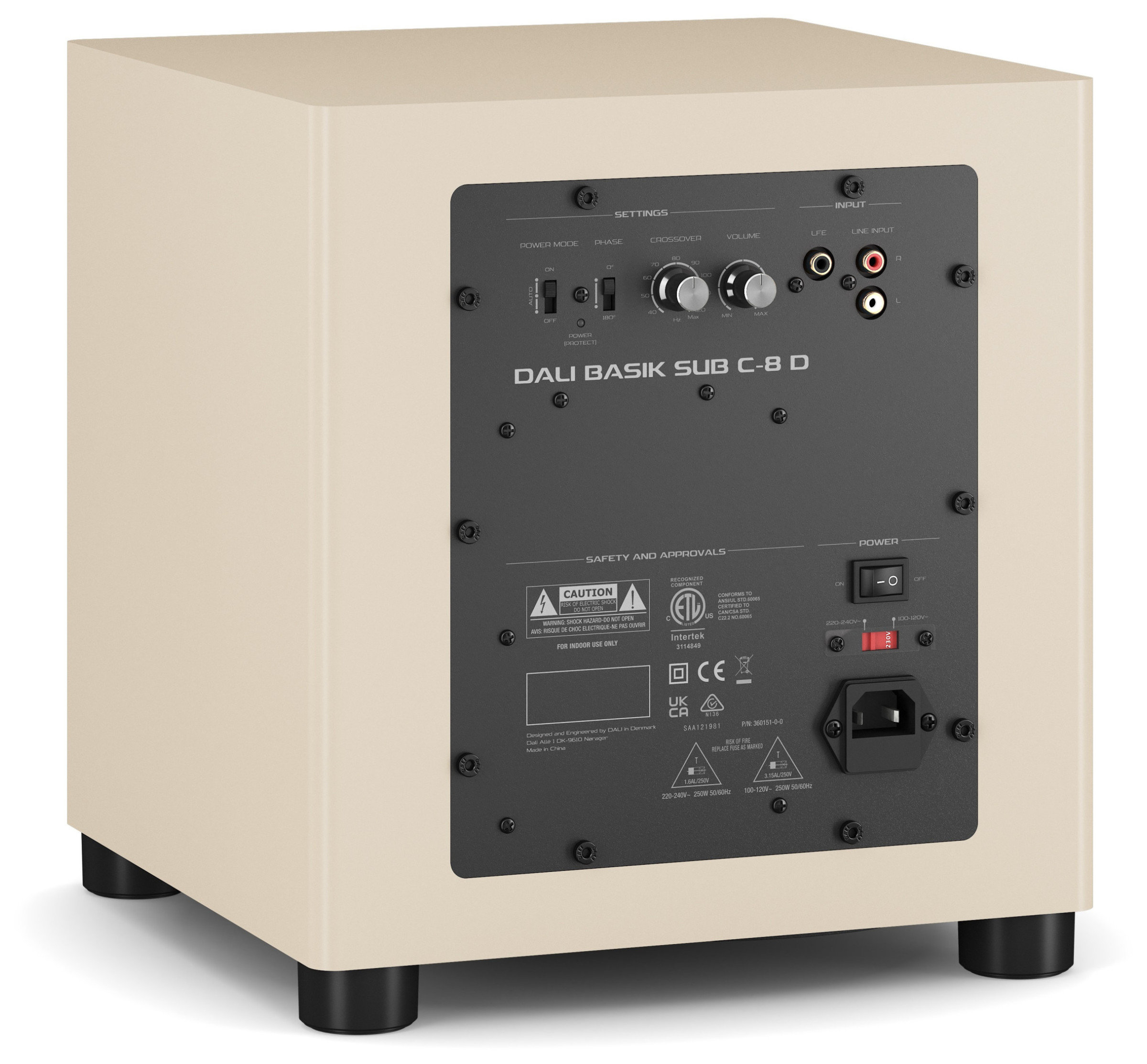 Auditorium Dali BASIK SUB C-8 D Subwoofer 218804 - 3