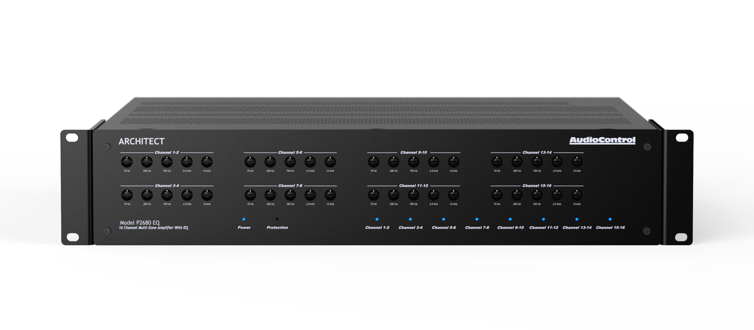 Auditorium AudioControl The Architect P 2680 EQ 16x100W, 5-fach EQ Amp 280030 - 1