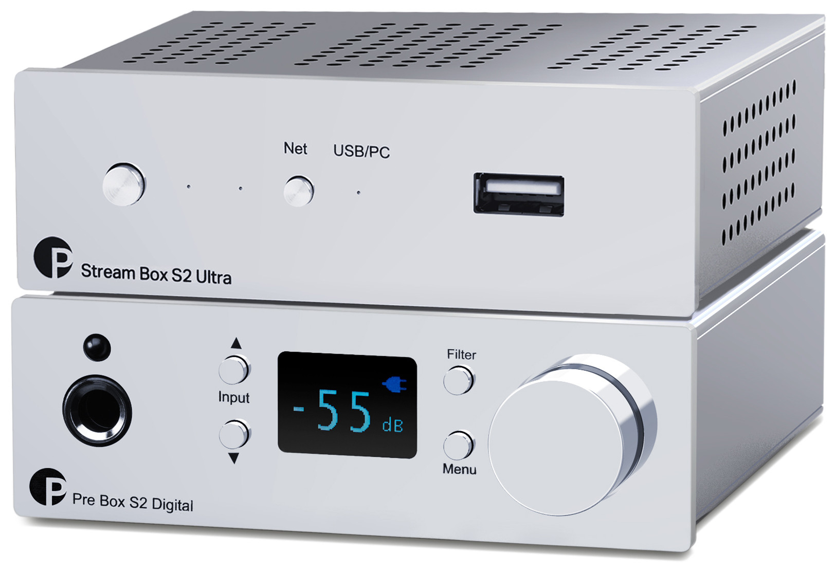 Auditorium Pro-Ject DAC & Streaming Set S2 Chrome  294522 - 1