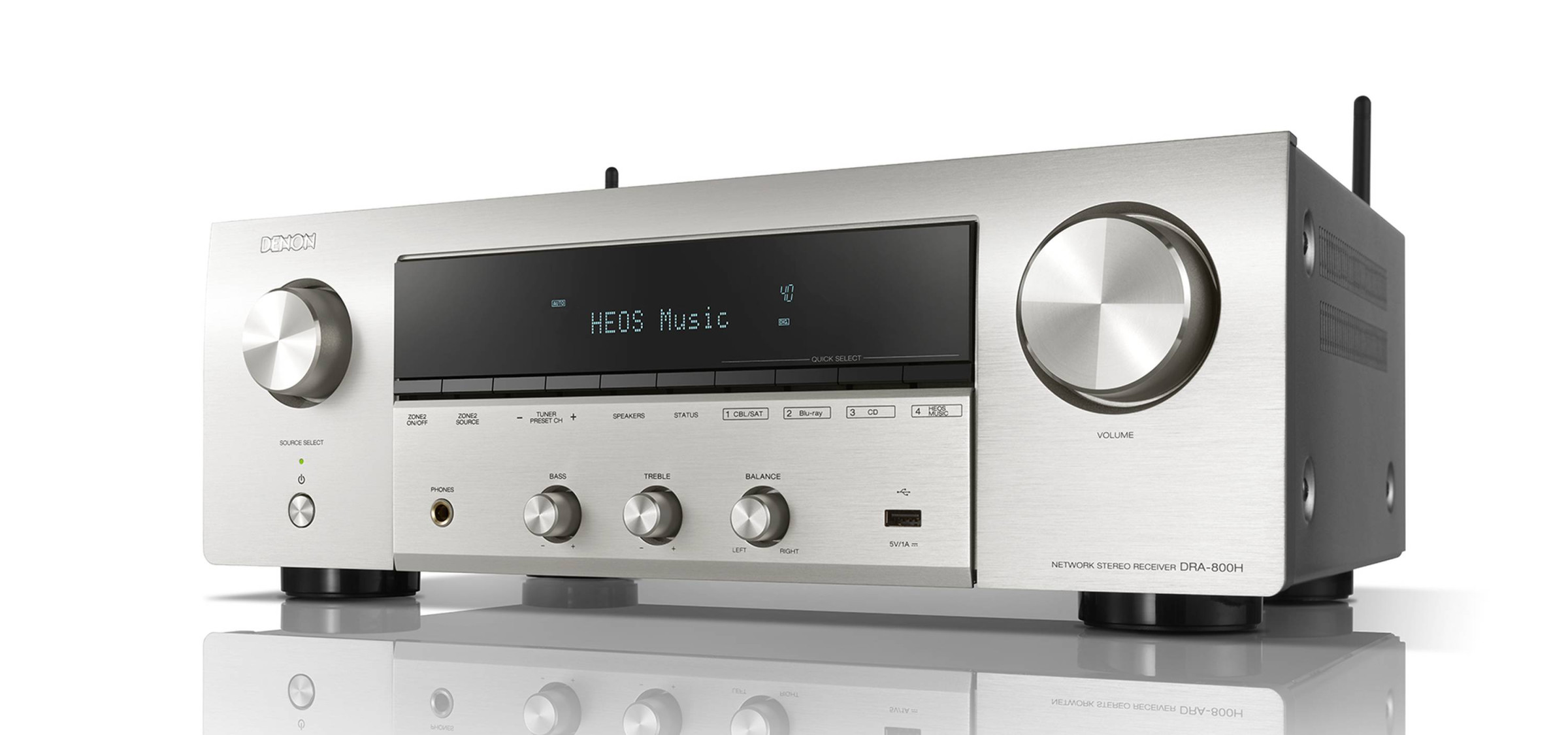 Auditorium Denon Snow-White-Set: DRA 800H mit KEF Q750 und Rega Planar1 297251 - 2