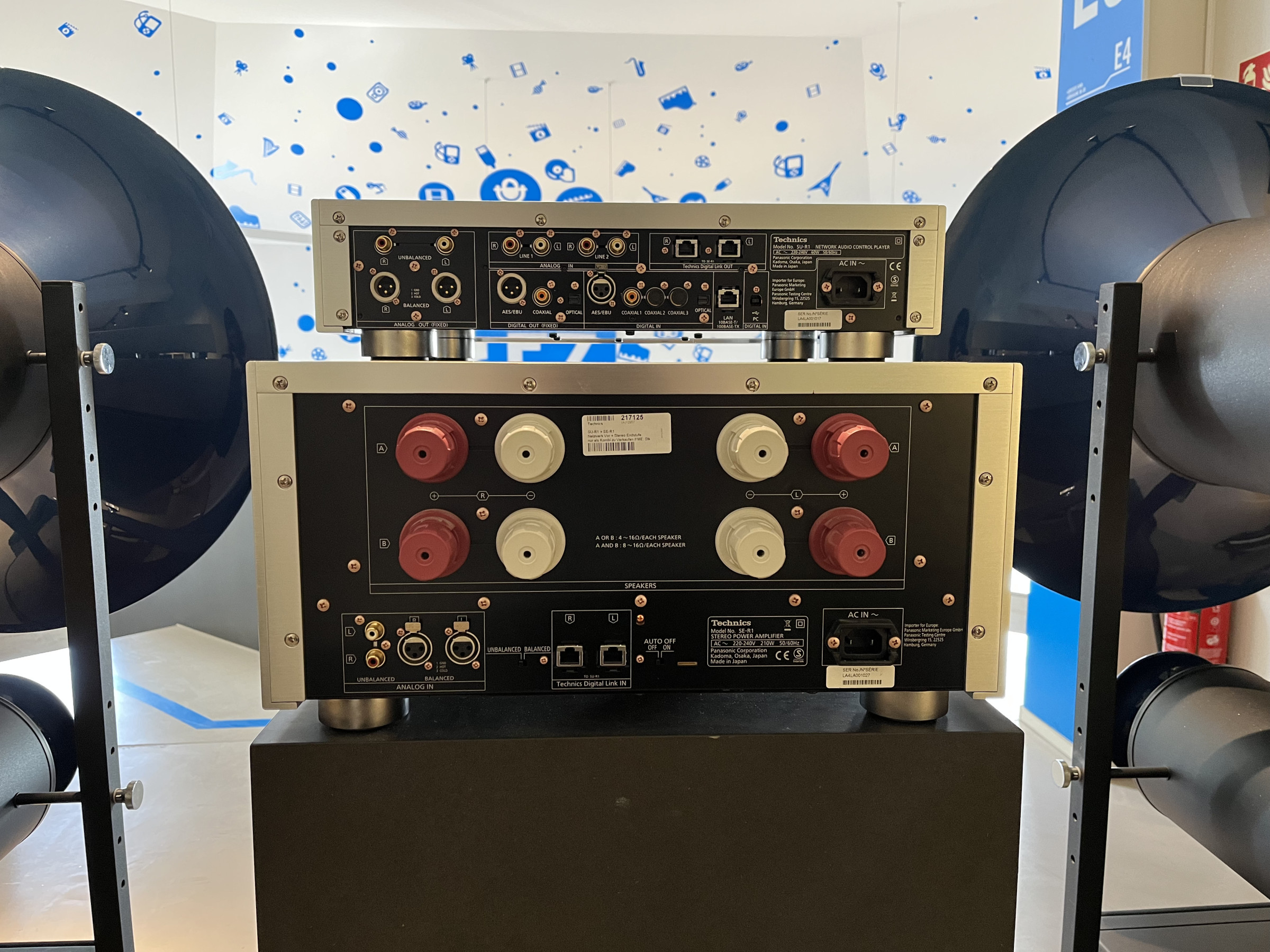 Auditorium Technics SU-R1 + SE-R1 Netzwerk Vor + Stereo Endstufe 217125 - 2