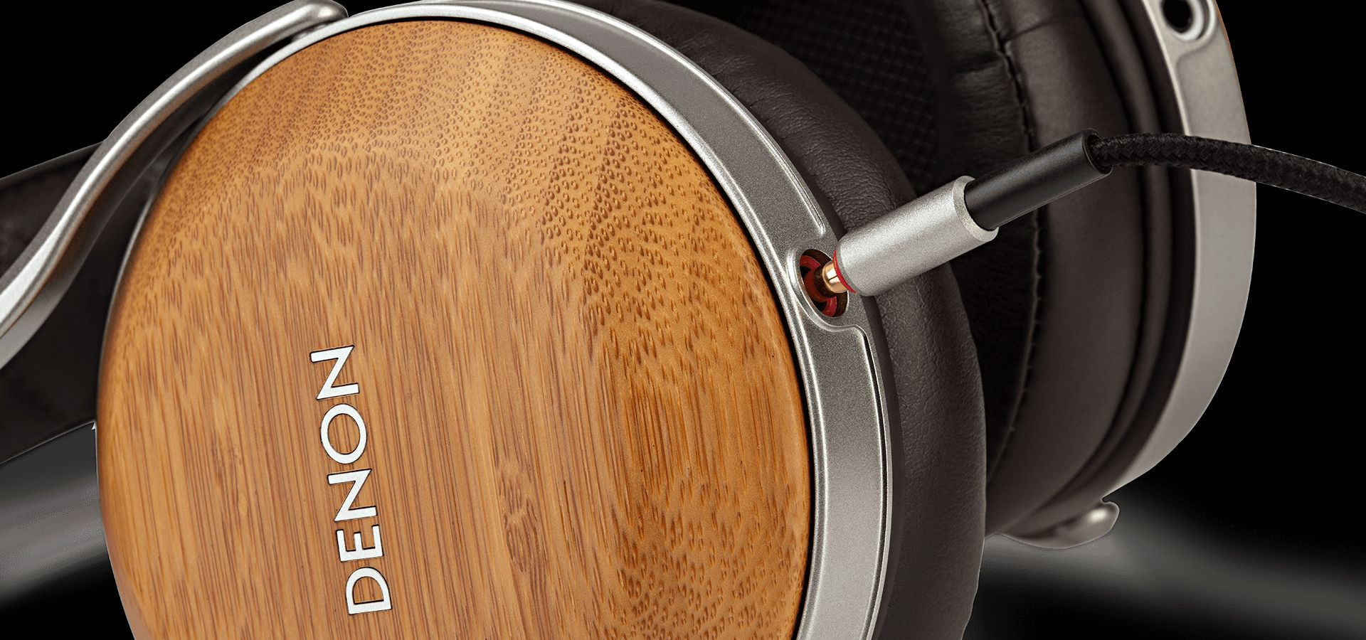 Auditorium Denon AH-D9200 Over-Ear Kopfhörer Bambus Braun 285357 - 3