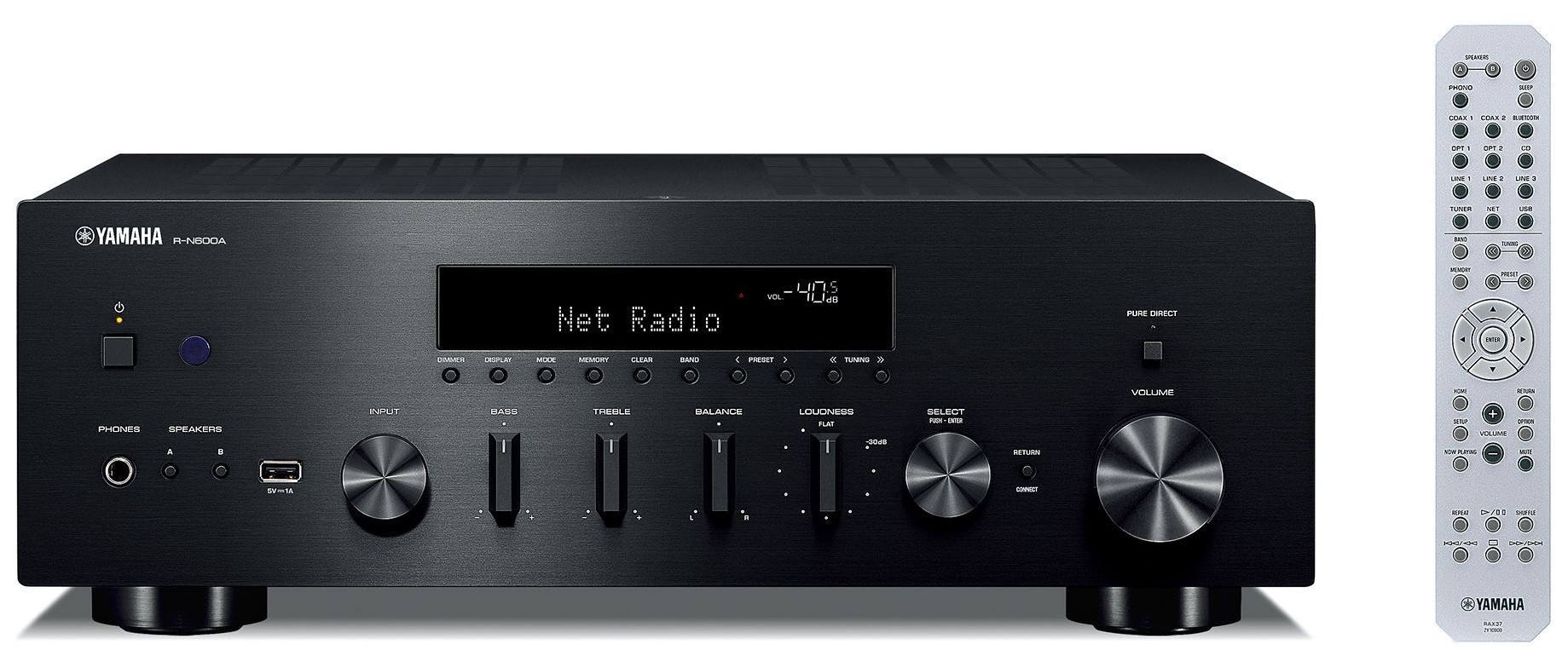 Auditorium Yamaha R-N600A Stereo Streaming Receiver 200614 - 1 Auditorium Yamaha R-N600A Stereo Streaming Receiver 200614 - 1