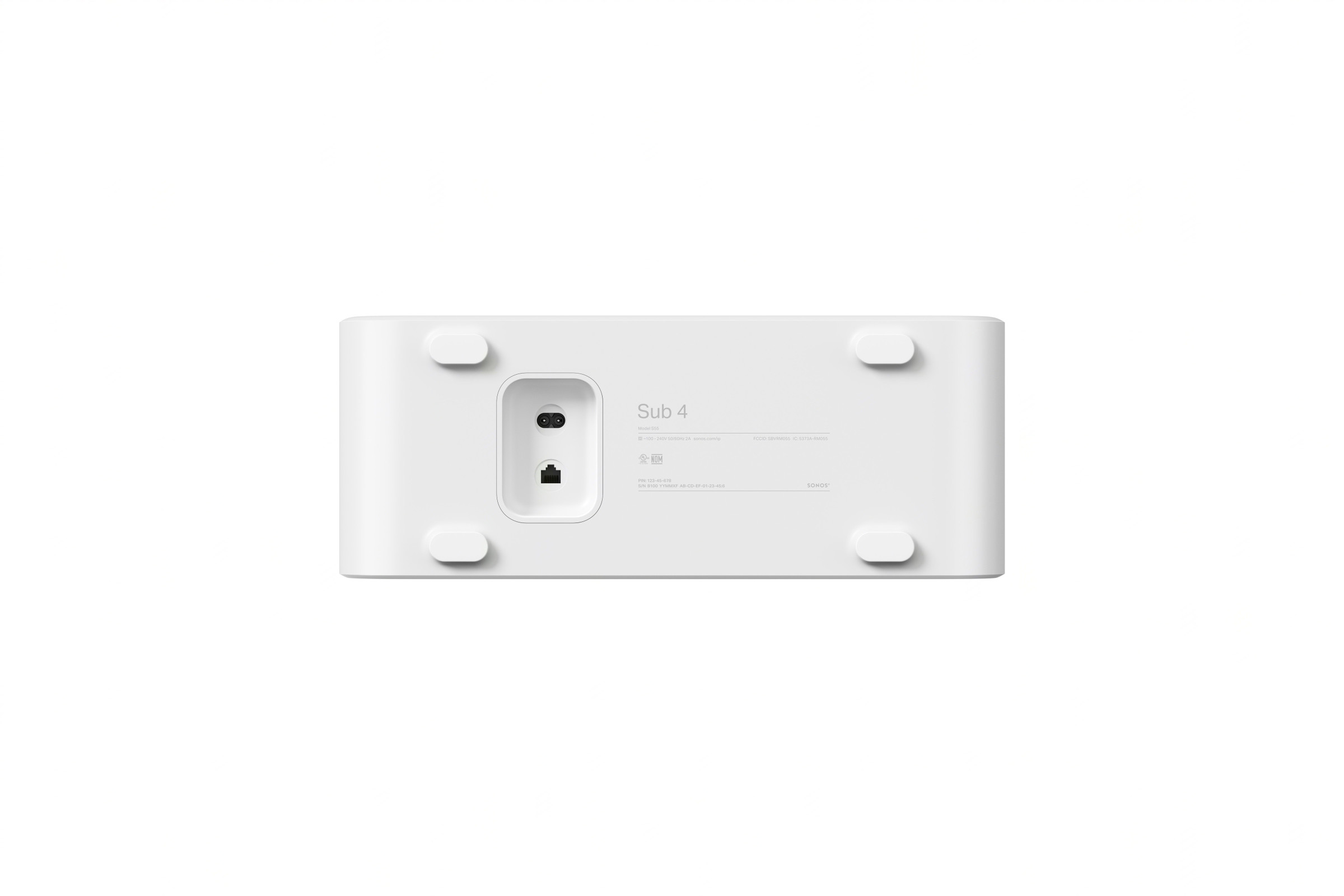 Auditorium Sonos SUB 4 WLAN Subwoofer 207247 - 6