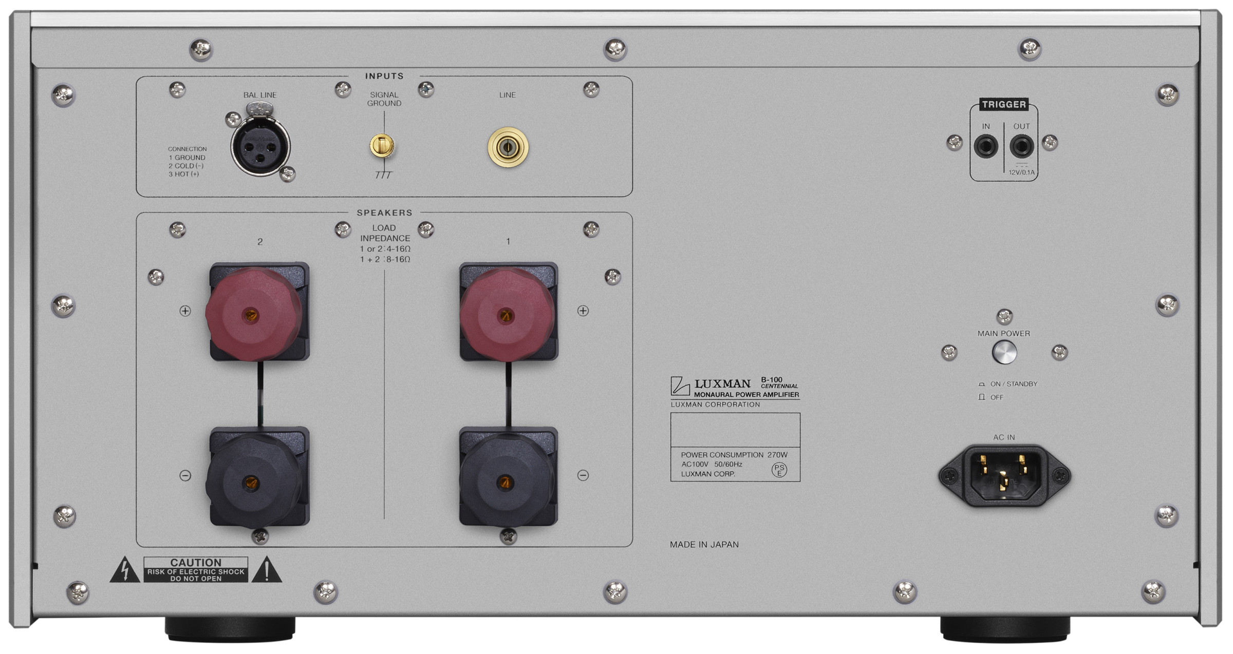 Auditorium Luxman B-100 Centennial Mono Endstufen 216672 - 3