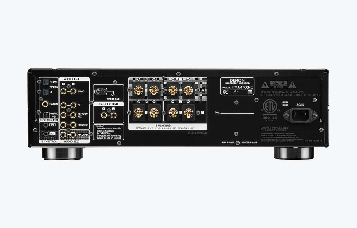 Auditorium Denon PMA-1700NE Vollverstärker mit USB-D/A-Wandler 295402 - 2