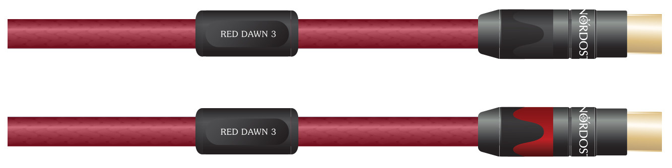 Auditorium Nordost Red Dawn 3 Neutrik RCA Interconnect-Kabel 206320 - 1