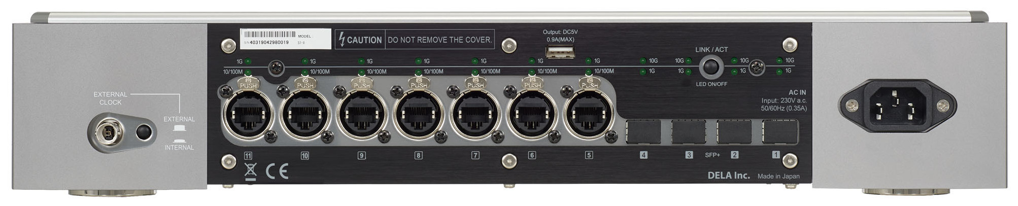 Auditorium DELA S1 Audio-Netzwerkswitch  212878 - 2