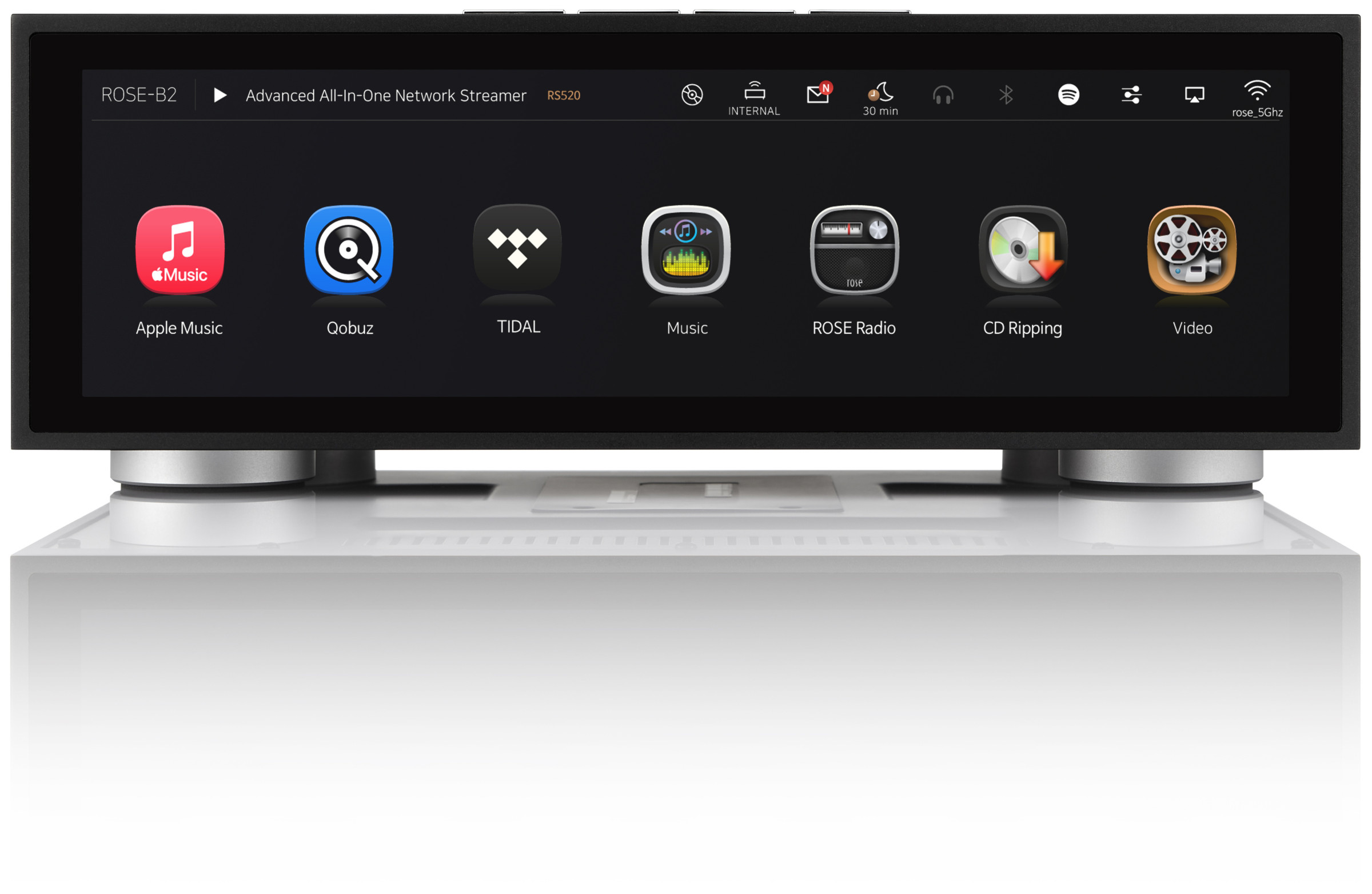 Auditorium Hifi Rose RS 520 All In One - Vollverstärker inkl. Streamer 208498 - 4