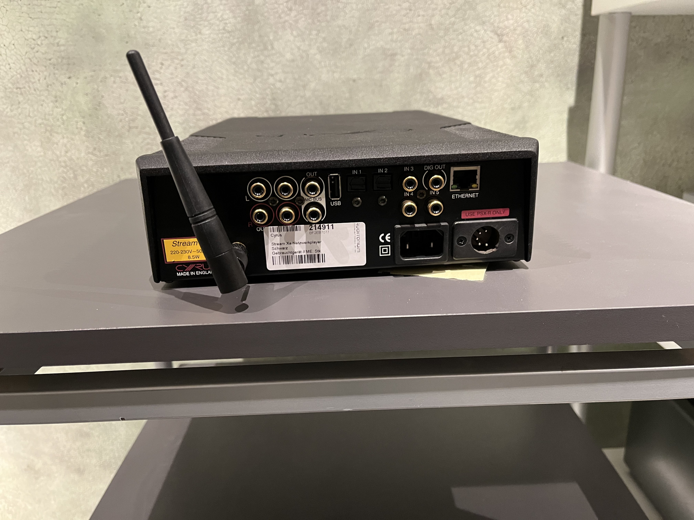 Auditorium Cyrus Stream Xa Netzwerkplayer Schwarz 214911 - 2