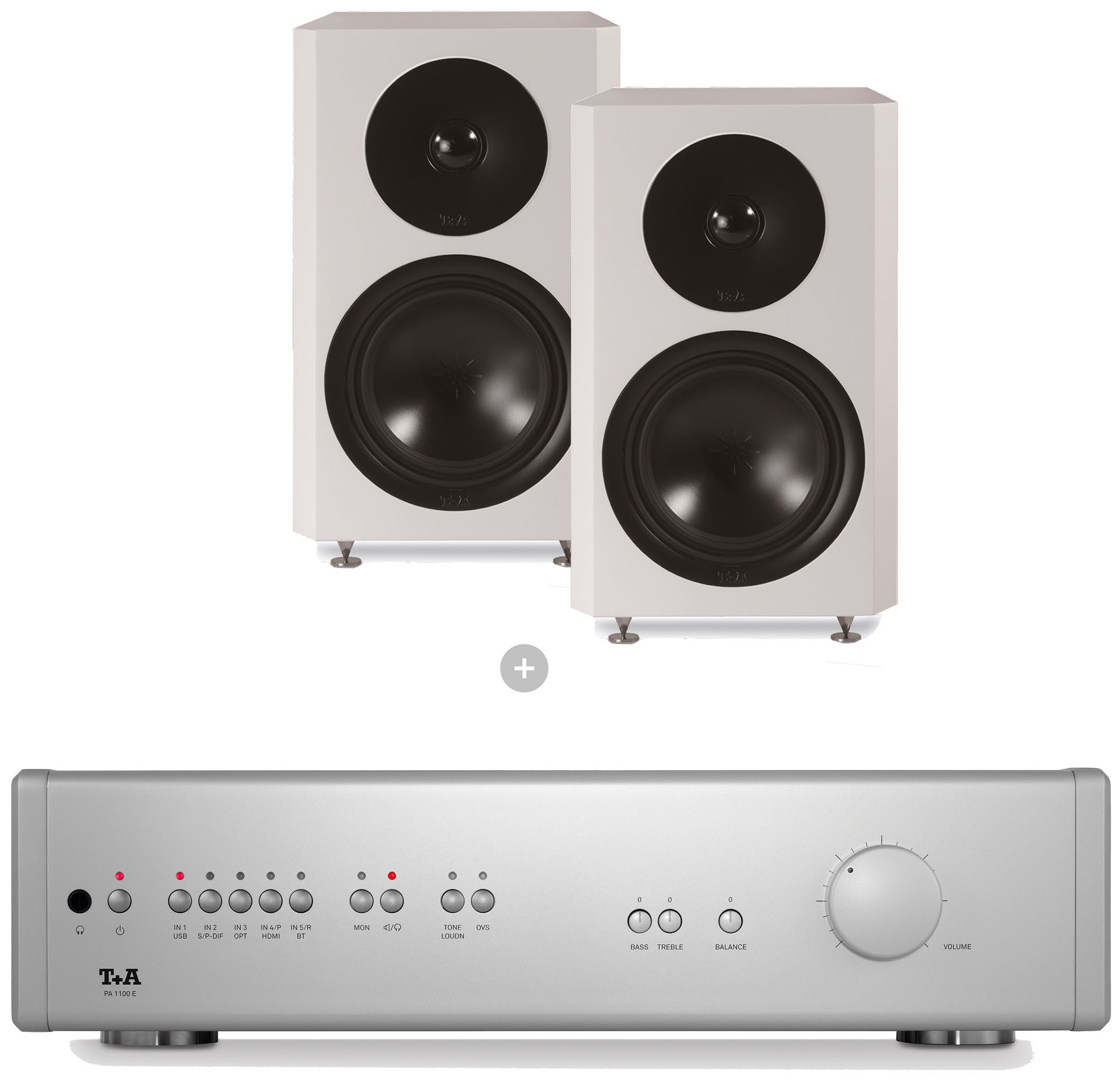 Auditorium T+A PA 1100 E + R21 Lautsprecher mit HDMI und MC Phono Modul 205733 - 1