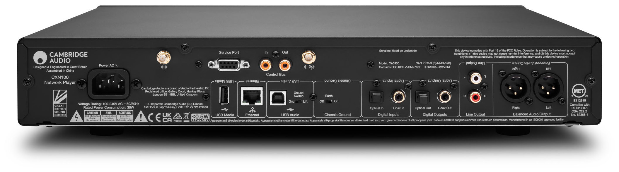 Auditorium Cambridge Audio CXN 100 Netzwerkstreamer Luna Grey 203079 - 5