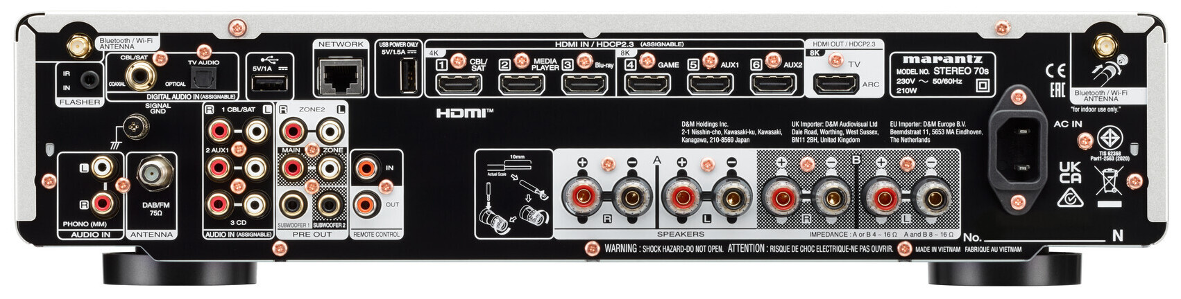 Auditorium Marantz Stereo 70s Streaming-Verstärker 201711 - 4