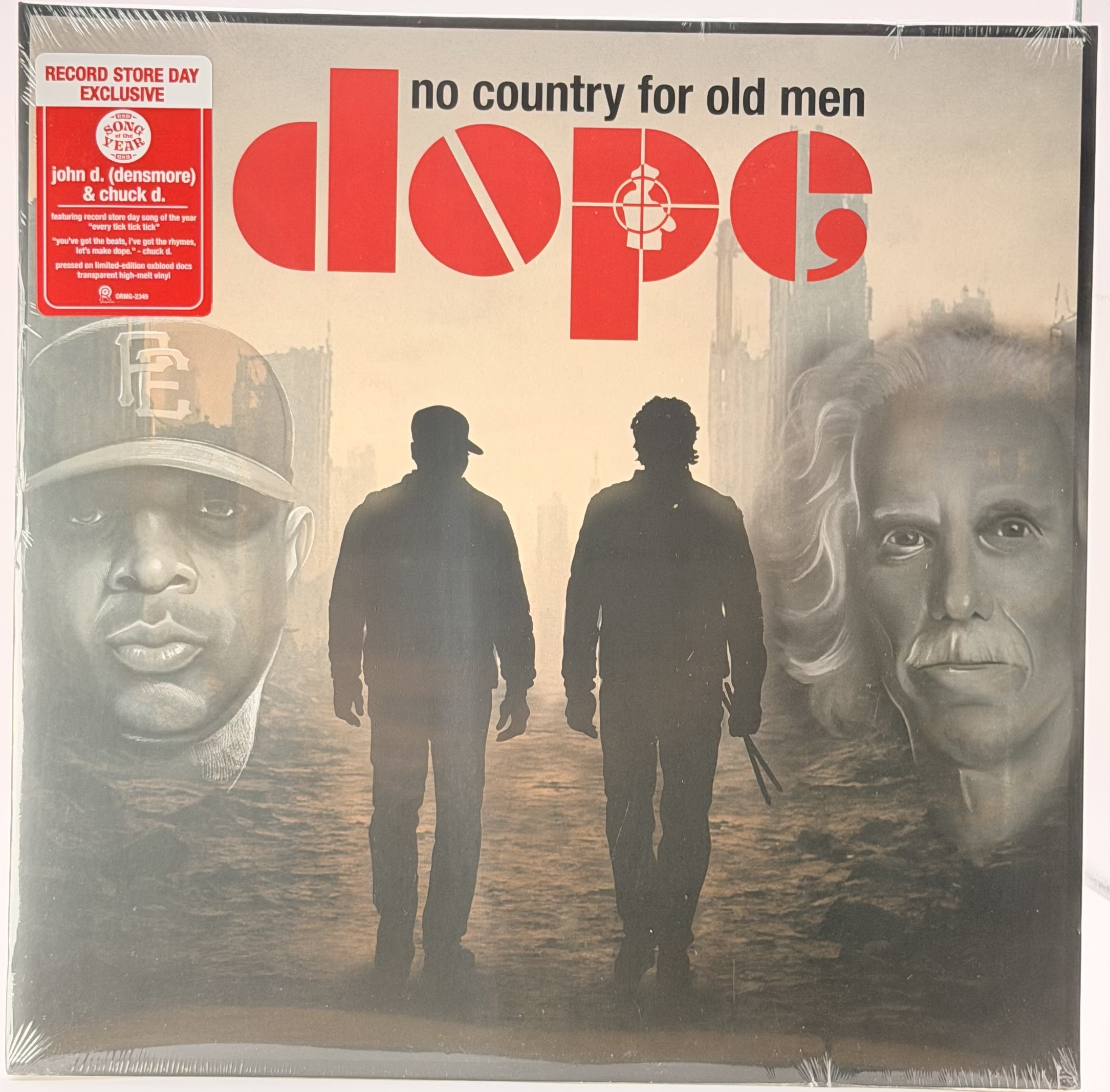 Auditorium Vinyl Dope (John Densmore & Chuck D) No Country for old men RSD26 216126 - 1