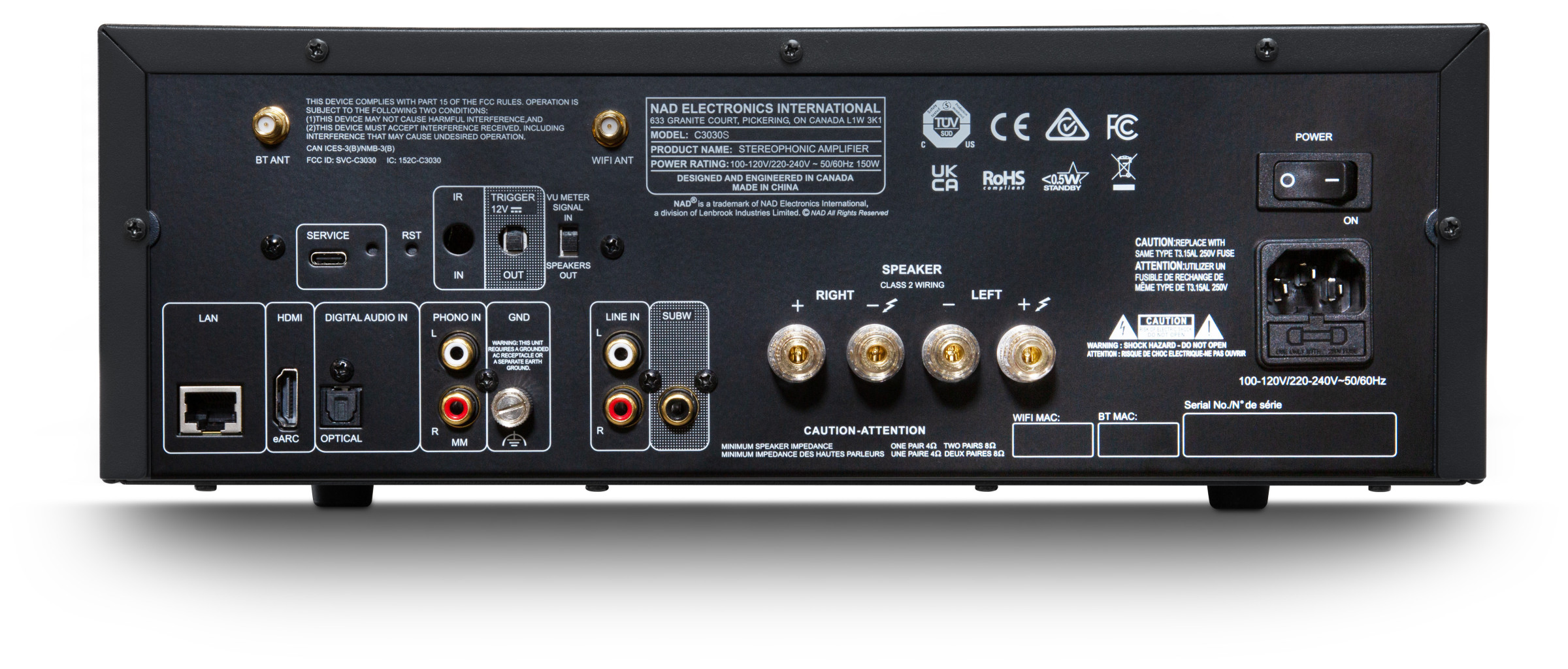 Auditorium NAD C 3030S Stereo-Verstärker mit BluOS 214811 - 3