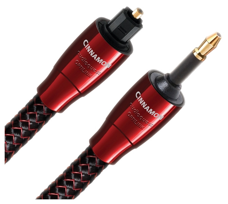 Auditorium Audioquest Cinnamon OptiLink Mini Toslink-Toslink Konnektor 261550 - 1
