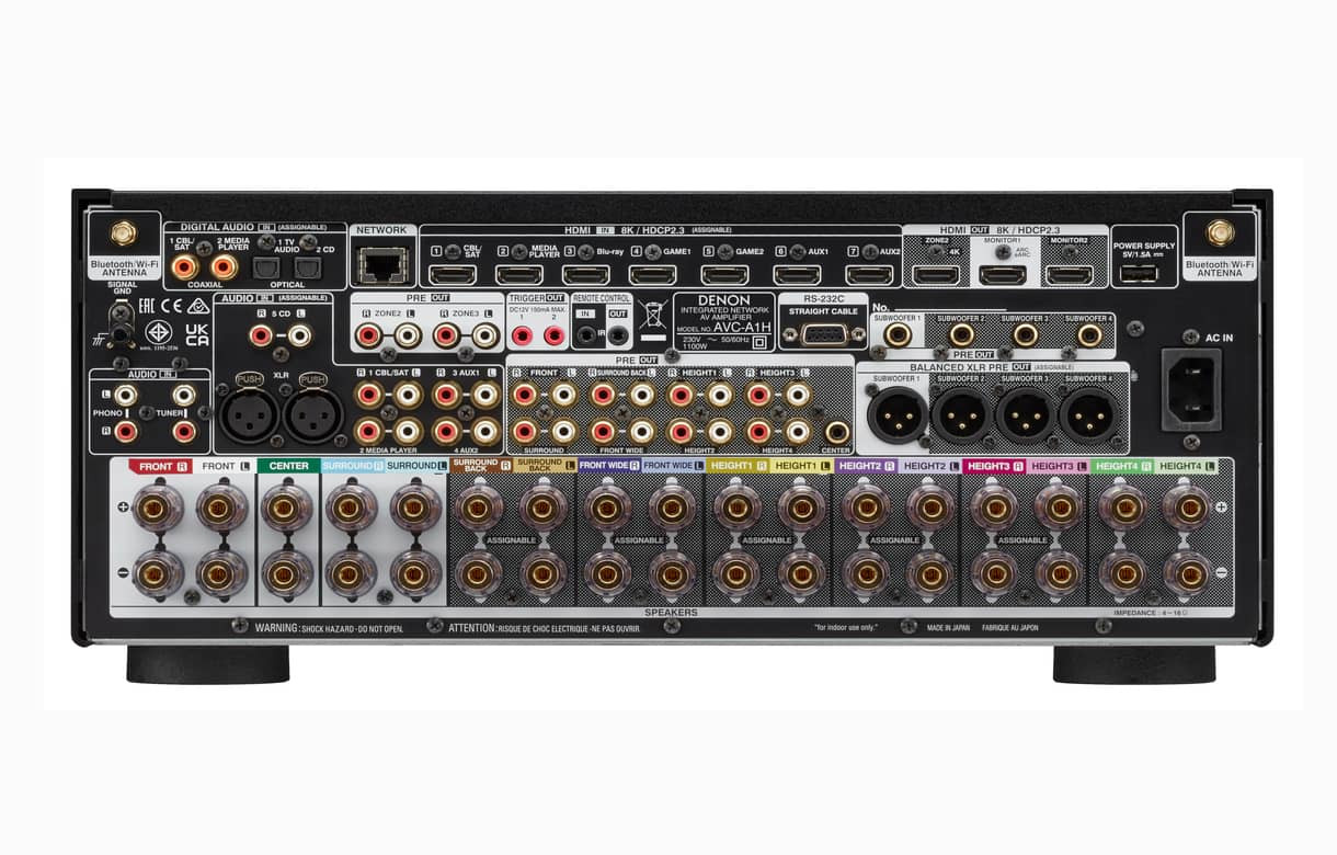 Auditorium Denon AVC-A1H AV Verstärker 8K 297189 - 3