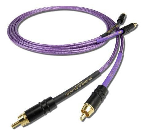 Auditorium Nordost Purple Flare Neutrik RCA Interconnect-Kabel 255716 - 1
