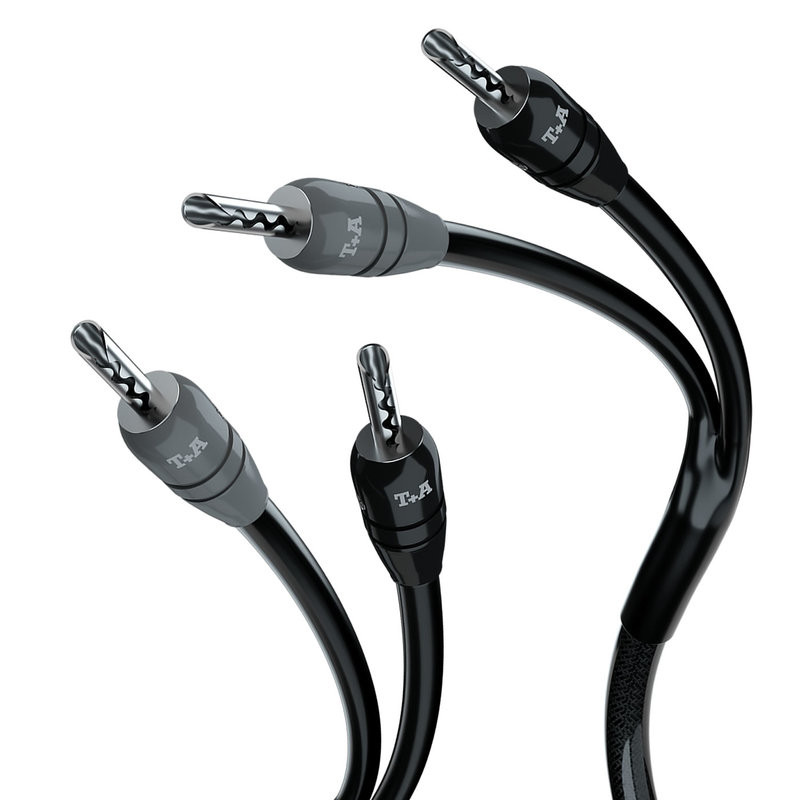 Auditorium T+A Speaker Quad (Carbon) 2m Banana 2,0 2 in / 2 out 279329 - 1