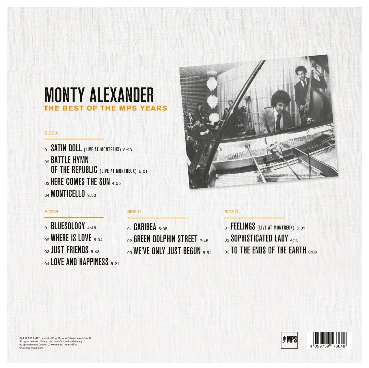 Auditorium Revox Master Tapes Monty Alexander The best of MPS Years & WP 208413 - 4