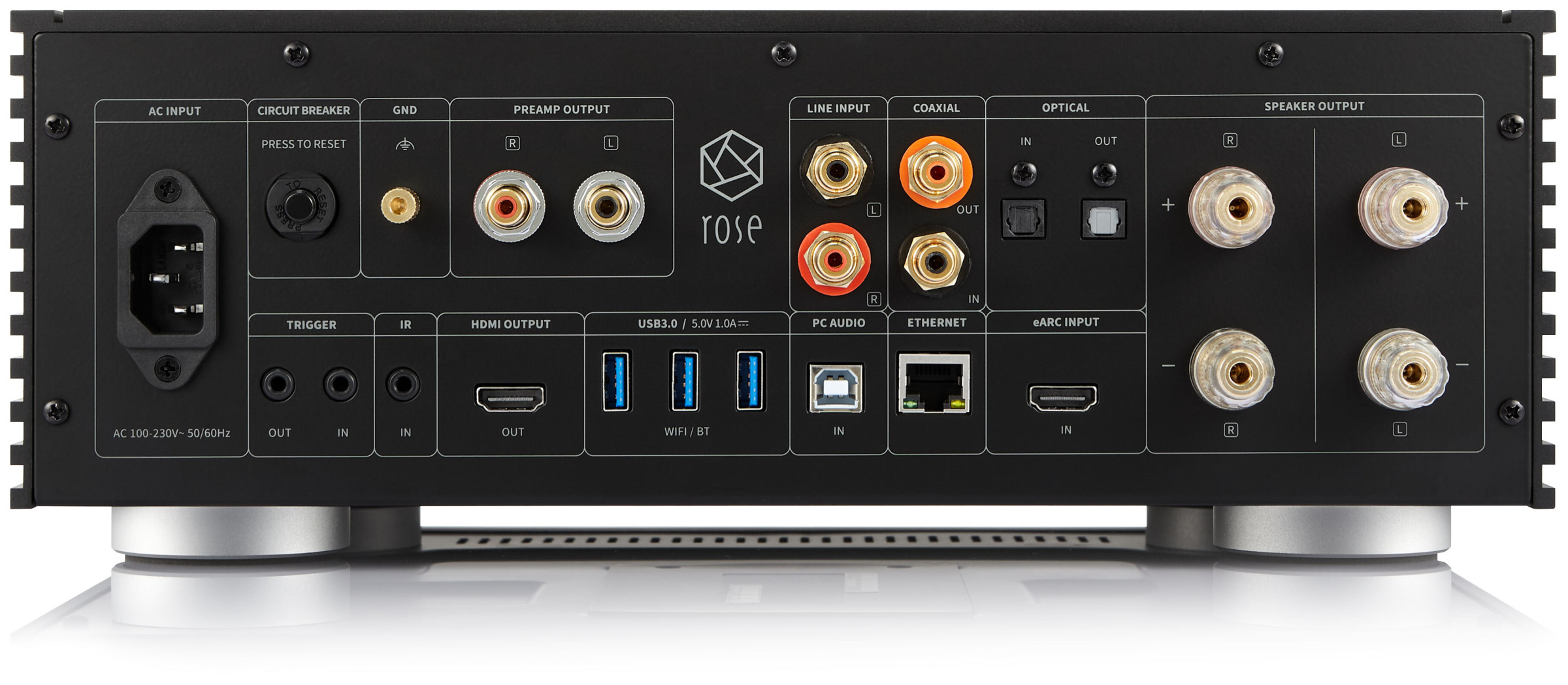 Auditorium Hifi Rose RS 520 All In One - Vollverstärker inkl. Streamer 208498 - 5