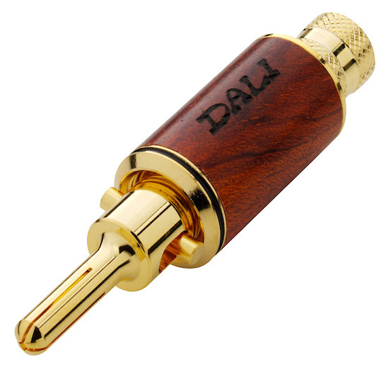 Auditorium Dali Bananenstecker 4 Stück Gold/Holz in Plastiktüte 247114 - 2