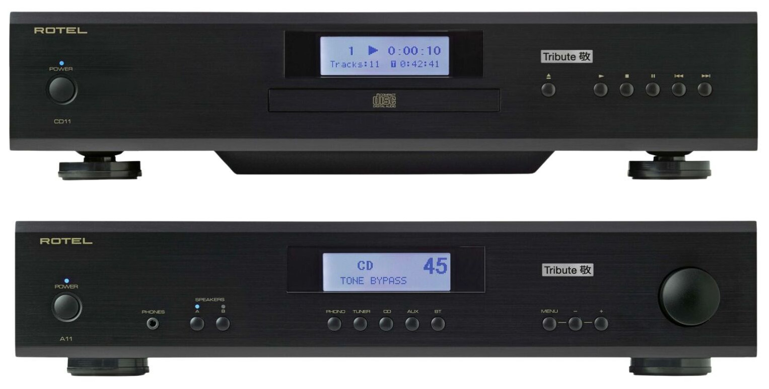 Auditorium Rotel A11 Tribute Vollverstärker und CD11 Stereo CD-Player Set 217301 - 1