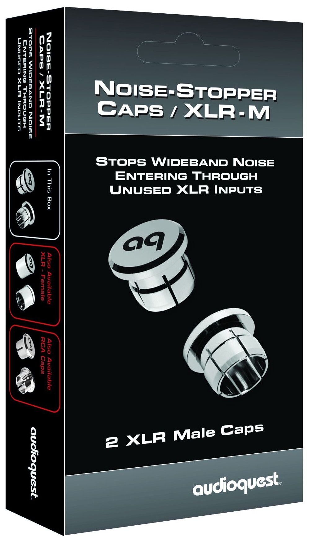 Auditorium Audioquest XLR Output Noise-Stopper Caps Set zu 2 Stück 265214 - 1