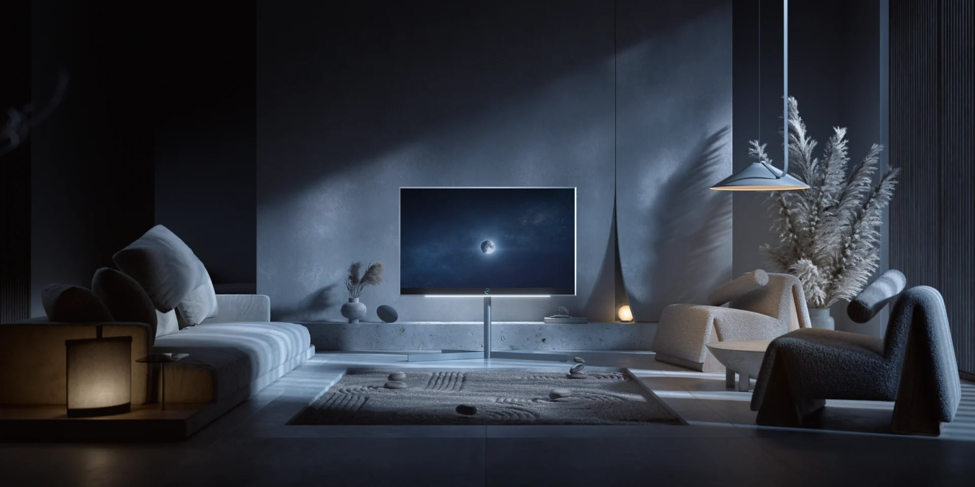 Auditorium Loewe stellar 55dr+ TIZEN alu brushed+concrete 214456 - 8