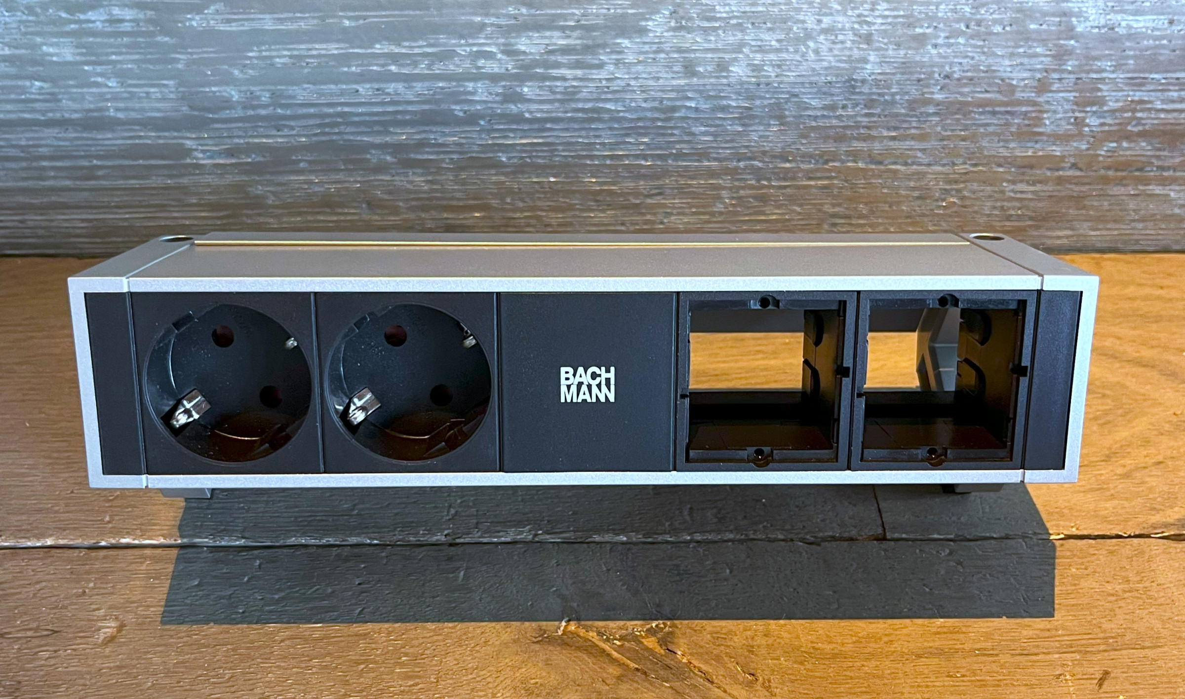 Auditorium Bachmann DESK 2 2x Steckdose 2x Custom Inox 205397 - 1