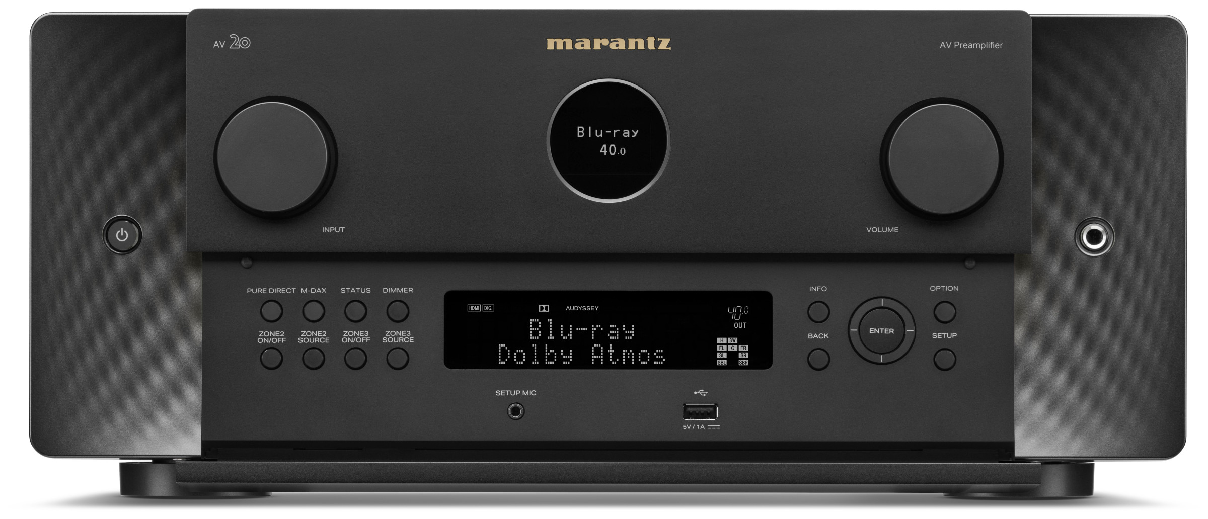 Auditorium Marantz AV 20 AV-Vorverstärker schwarz 209599 - 2