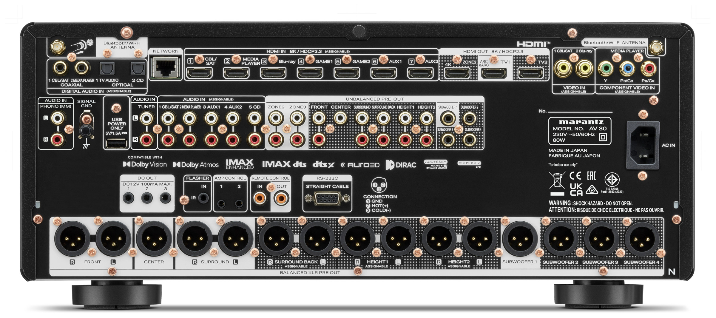Auditorium Marantz AV 30 AV-Heimkino-Vorverstärker 214571 - 3