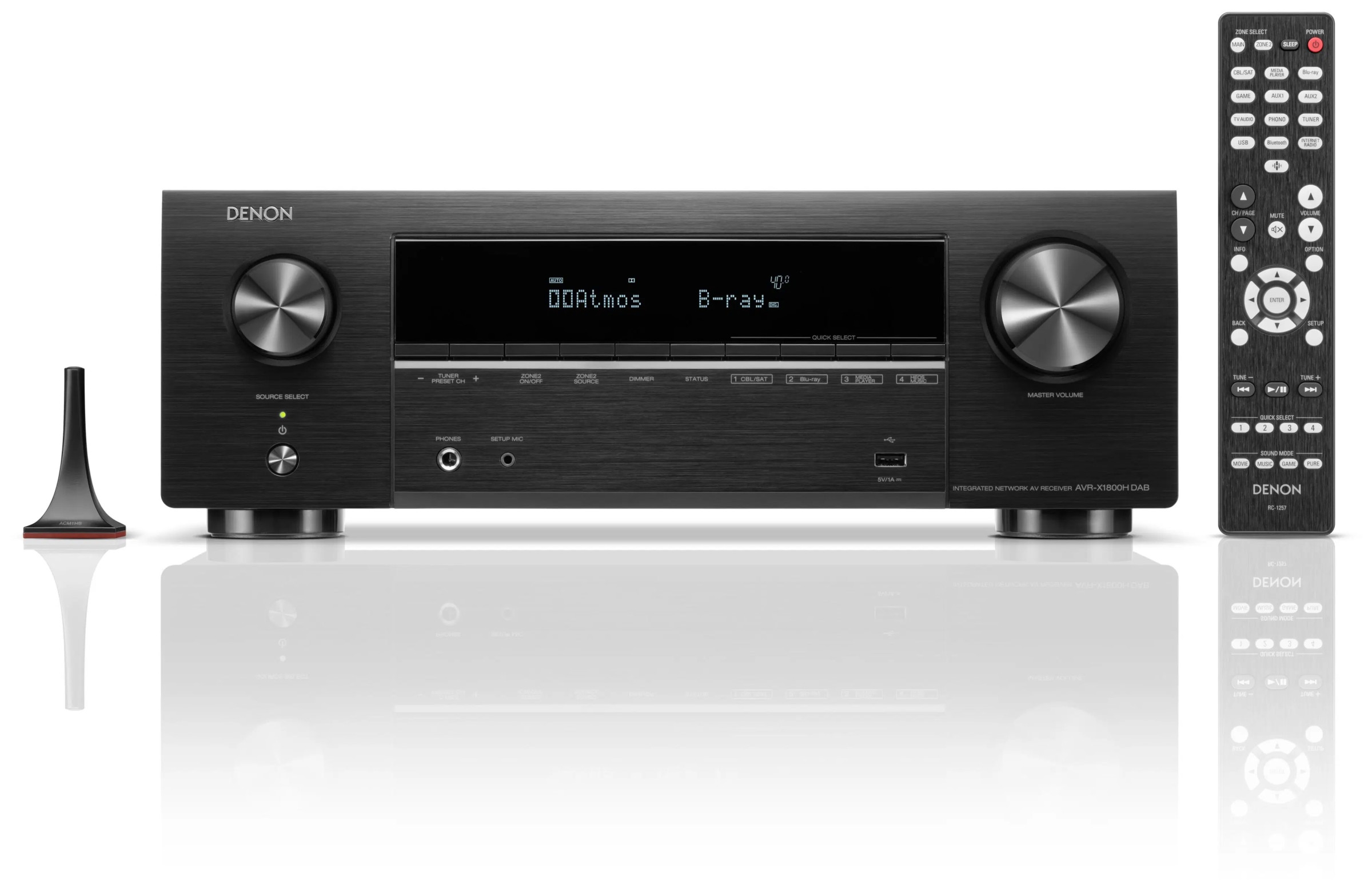Auditorium Denon AVR-X1800H DAB AV-Receiver schwarz 209320 - 1