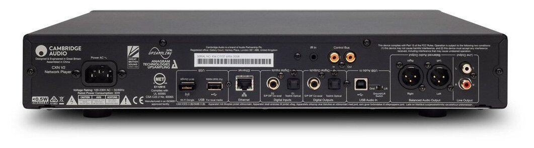 Auditorium Cambridge Audio CXN V2 Netzwerk-Audio Streamer Luna Grey 286780 - 3