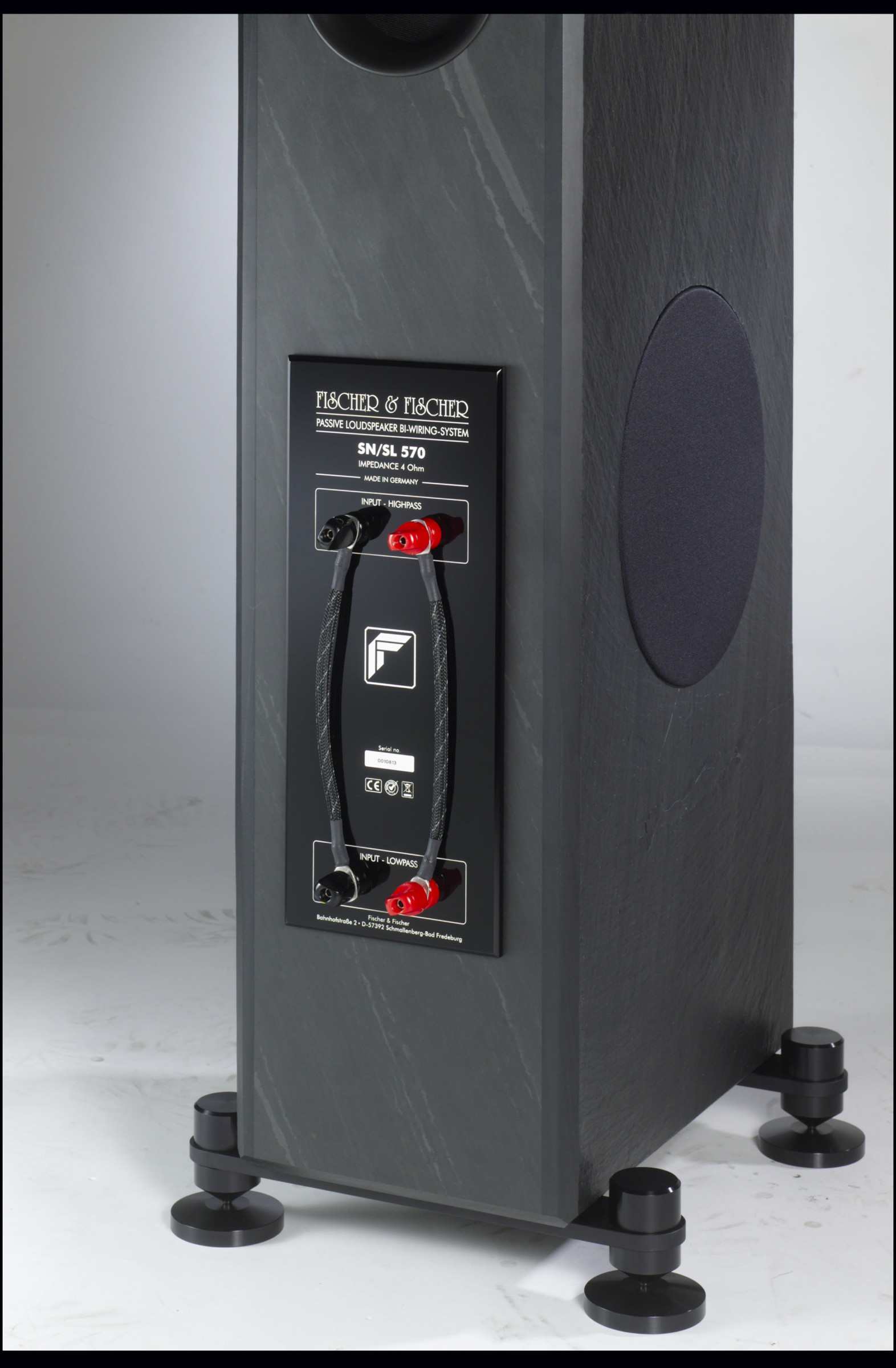 Auditorium Fischer & Fischer SN 570 Naturschiefer 3-Wege Passivlautsprecher 268229 - 9